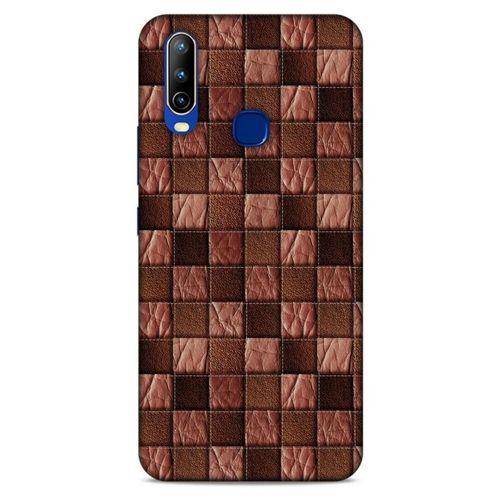 General Mobile GM 10 Kılıf Patchwork (4) Koruma Kılıfı Açık Kahverengi
