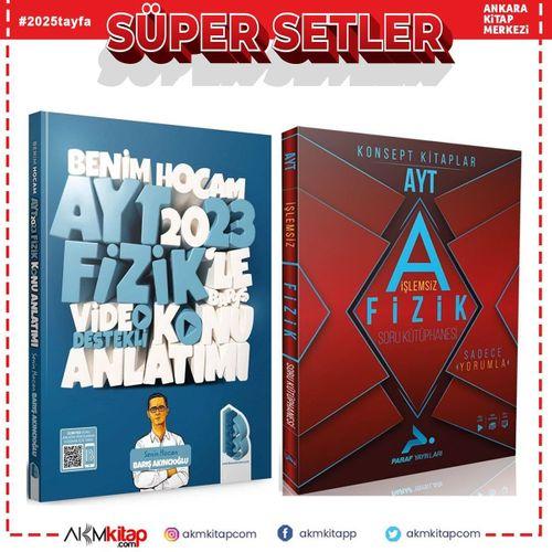 Benim Hocam 2023 AYT Fizik Konu ve Paraf İşlemsiz Soru Bankası Seti 2 Kitap