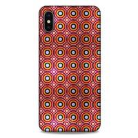 Apple iPhone XS Max Kılıf Pastel Renkler (40) Fit Silikon Kılıf Yeşil Kırmızı
