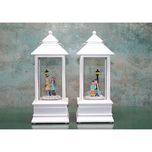 Kış Masalı Tasarımı Işıklı Müzikli Kar Küresi