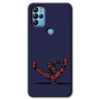 Omix X300 Kılıf HD Desen Baskılı Arka Kapak+Temperli Cam - DeadPool 3
