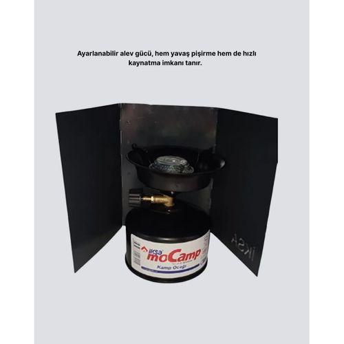 Kompakt Kamp Ocağı Seti Gaz Tüplü Ayarlanabilir Alevli 400g Hafif Tasarım
