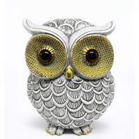 19x16 Cm Polyester Baykuş Figürü