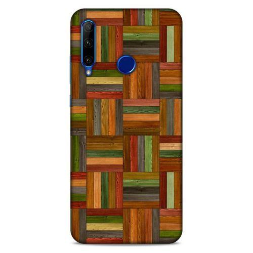 Lopard Huawei Honor 20 Lite Uyumlu Kılıf Wood'X (21) Koruyucu Kapak Baskılı