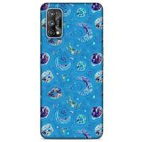 Oppo Realme 7 Pro Kılıf Baskılı Özel Seri Taşlı (44) Tough Armor Kılıf