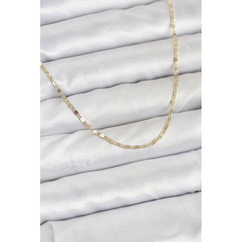 CM 14K Gold Renk Ezme Zincir Model 60 cm Kadın Kolye