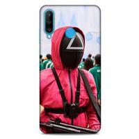 Huawei P30 Lite Uyumlu Kılıf Squid Game (3) Kapak Myung-Dae