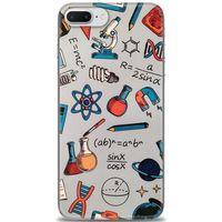 iPhone 8 Plus Kılıf HD Baskılı Kılıf - Formüller + Tam Ekran Koruyucu