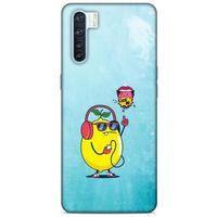 Frutix Limon 01 Oppo A91 Kılıf Desenli Silikon