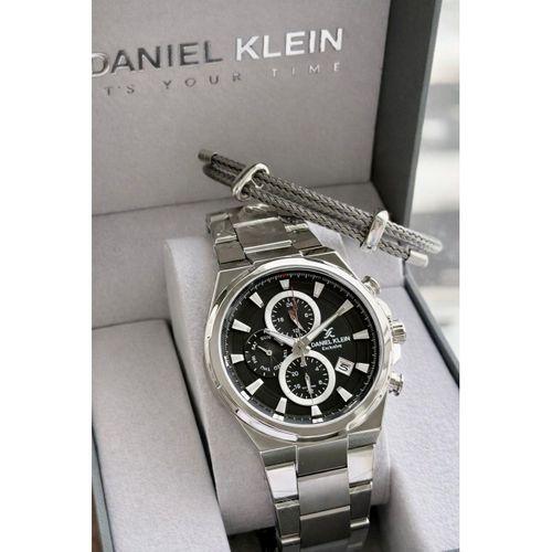 Daniel Klein İtalyan Tasarım Bileklik Hediyeli 2 Yıl Garantili Çelik Kordon Erkek Kol Saati Y10769.3