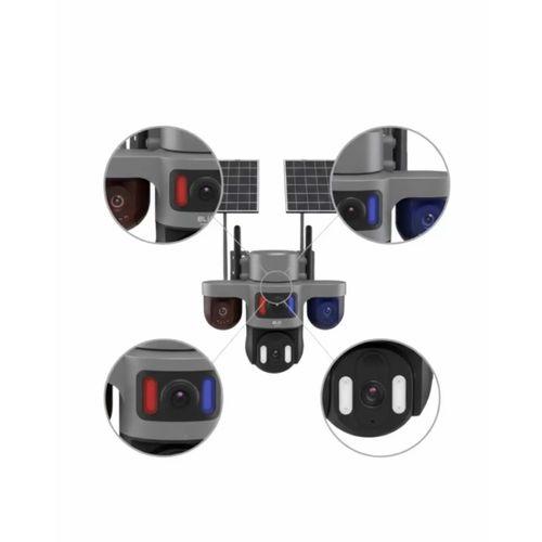 Güneş Enerjili Arıcı Kamerası 4g Sım Kartlı 9mp 3 Lens Yayla Güvenlik Kamerası 2 Yıl Garantili