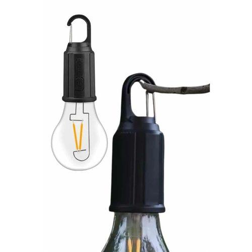 Taşınabilir Şarjlı Led Ampul Askılı Lamba Kamp Bahçe Lambası