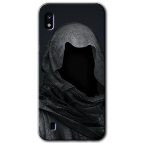 Samsung Galaxy A10 Kılıf Baskılı Kapak - Death +Tam Kaplayan Mat Seramik