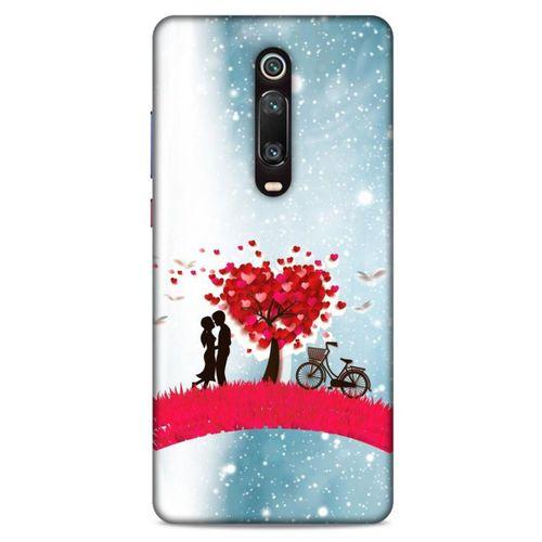 Lopard Xiaomi Mi 9T Pro Uyumlu Kılıf Bahar (20) Koruyucu Kılıf Kalpli Ağaç