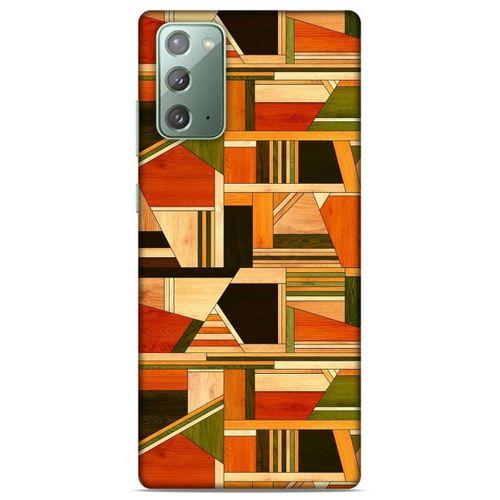 Lopard Samsung Galaxy Note 20 Uyumlu Kılıf Wood'X (45) Liquid Air Kılıf Baskılı