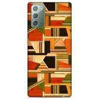 Lopard Samsung Galaxy Note 20 Uyumlu Kılıf Wood'X (45) Liquid Air Kılıf Baskılı