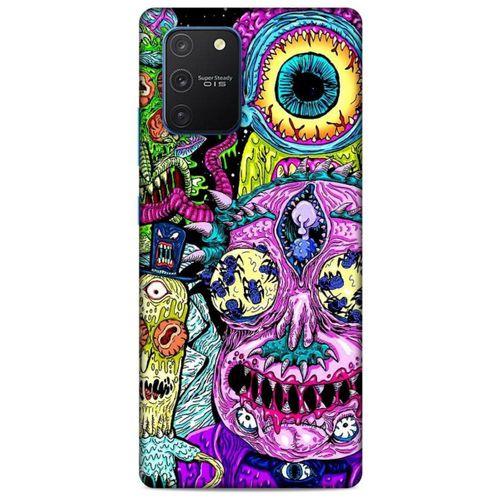 Samsung Galaxy S10 Lite Uyumlu Kılıf Rick And Morty (47) Crystal Flex Kılıf Decoy Mortys