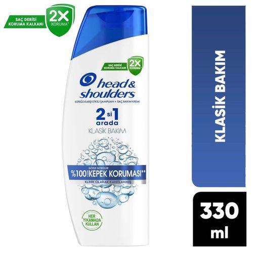 Head & Shoulders 2 in 1 72 Saat Kepeksiz Klasik Bakım Şampuanı 330 ML