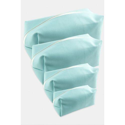 4 Adet El Tutmalı Makyaj Çantası