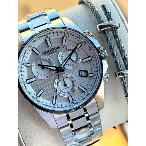 Quantum Sapphire Cam İtalyan Bileklikli 10 Atm Suya Dayanıklı 2 Yıl Garantili Erkek Kol Saati 11.330