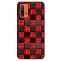 Lopard Xiaomi Redmi 9T Uyumlu Kılıf Patchwork (47) Crystal Flex Kılıf