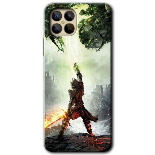 Omix X600 Kılıf HD Desen Baskılı Arka Kapak - Dragon Hunter