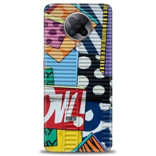 Xiaomi Redmi K30 Pro Kılıf HD Baskılı Kılıf - Grafiti + Tam Ekran Koruyucu