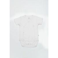 Bistyle Organik Natural Basic Style Kruvaze Yarım Kol Body Bs17101 Beyaz