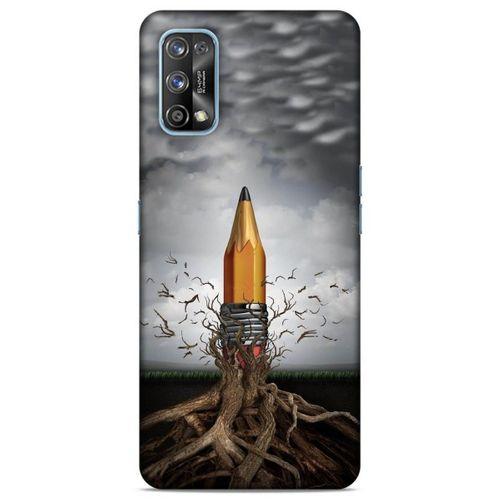 Lopard Oppo Realme 7 Pro Uyumlu Kılıf Manipülasyon ☻ (50) Shockproof Kılıf Desenli