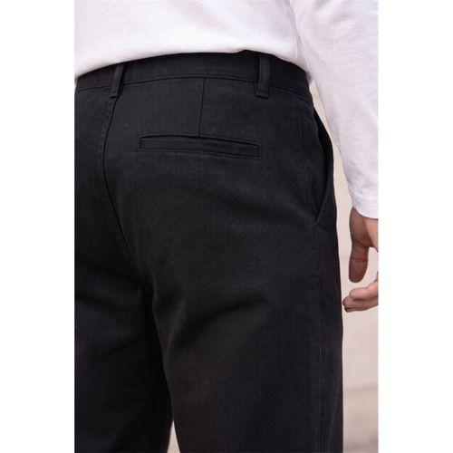 Luchino Regular Fit %100 Pamuk Gabardin Erkek Pantolon - Siyah