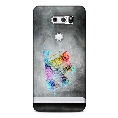 LG K40S Kılıf Desenli Özel Seri Tüyler (38) Neo Hybrid Kılıf