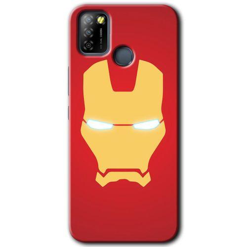 İnfinix Smart 5 Kılıf HD Desen Baskılı Arka Kapak - İronMan