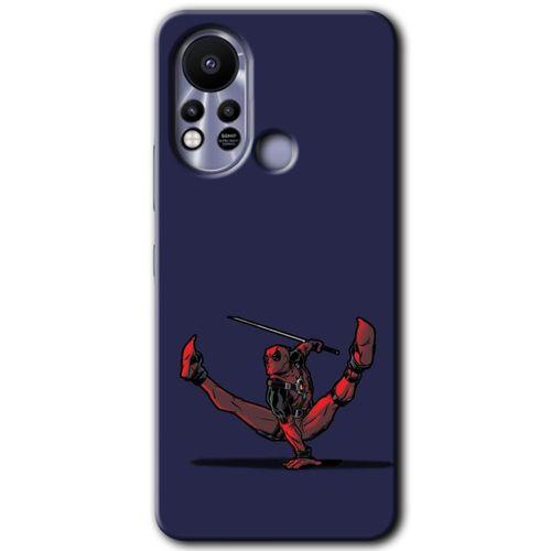 İnfinix Hot 11s Kılıf HD Desen Baskılı Arka Kapak - DeadPool 3