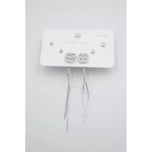 Çoklu Set Küpe - Gümüş