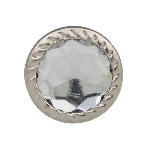 Dekoratif Parlak Taşlı Kabara Raptiye 17 Mm - 50