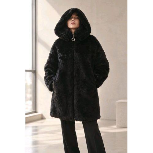 Yumuşak Dokunuşlu Oversize Premium Kürk Mont