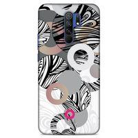 Lopard Xiaomi Redmi 9 Uyumlu Kılıf Soyut Sanat (42) Desenli Rugged Armor Kılıf
