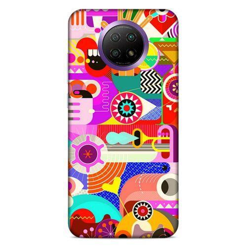 Lopard Xiaomi Redmi Note 9 5g Uyumlu Kılıf Soyut Sanat (19) Baskılı Kılıfları