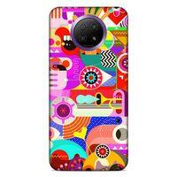 Lopard Xiaomi Redmi Note 9 5g Uyumlu Kılıf Soyut Sanat (19) Baskılı Kılıfları