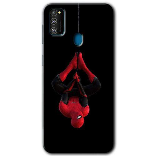 Galaxy M30s Kılıf HD Desen Baskılı Arka Kapak - Örümcek Adam + Kırılmaz Cam