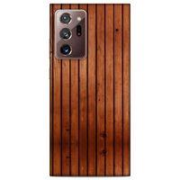 Lopard Samsung Galaxy Note 20 Ultra Uyumlu Kılıf Wood'X (12) Koruyucu Silikon Desenli