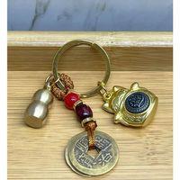 Metal Şans Ve Bereket Kedisi Anahtarlık Alk4456 - Lisinya