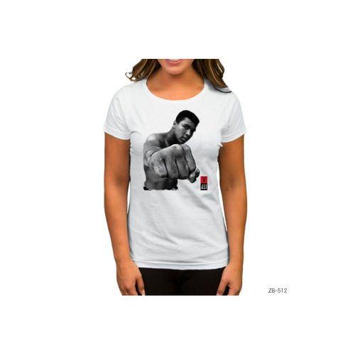 Muhammed Ali Punch Beyaz Kadın Tişört