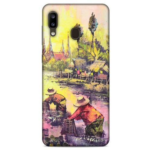 Cityx (14) Samsung Galaxy A20 Kılıf Silikon Kapak Desenli