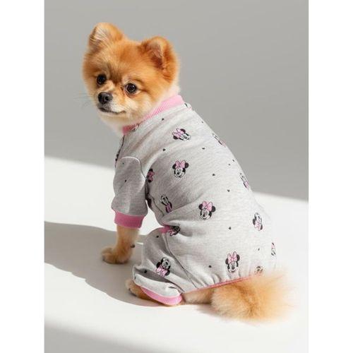 Minnie Kedi Tulumu | Pamuklu Penye Kedi Pijaması | Küçük Irklar İçin | Tüy Dökülmesini Azaltır