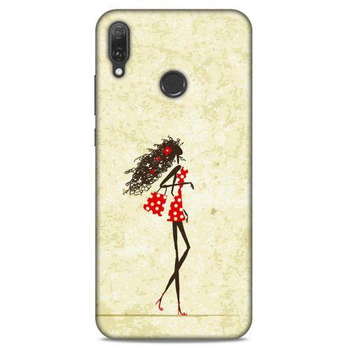 Lopard Huawei Y9 2019 Uyumlu Kılıf Sürreal Yüzler ♀ (38) Neo Hybrid Kılıf Desenli