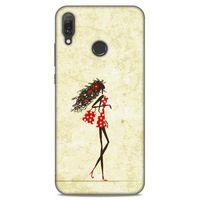 Lopard Huawei Y9 2019 Uyumlu Kılıf Sürreal Yüzler ♀ (38) Neo Hybrid Kılıf Desenli