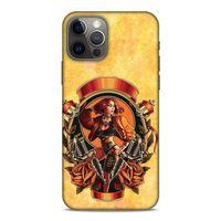 Lopard Apple iPhone 12 Pro Uyumlu Kılıf Tattoo's (15) Antişok Kılıf Kadın Dövmeleri