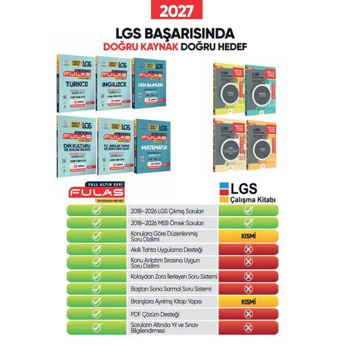 2027 8 Sınıf Full LGS Altın Seri FULAS DİN KÜLTÜRÜ ve AHLAK BİLGİSİ Çıkmış Soru Bankası Modüler Set