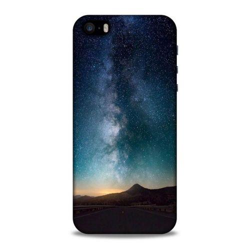 Lopard Apple Iphone 5 Uyumlu Kılıf Gece'S (22) Tam Koruma Kılıfı Yeşil Beyaz